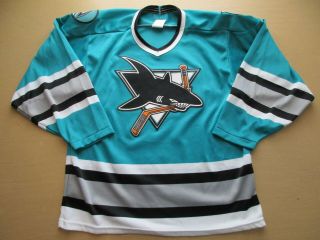 Vintage San Jose Sharks Ccm Hockey Jersey Adult Medium