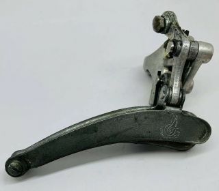 Campagnolo Nuovo Record Front Derailleur Vintage Clamp On Campy (noclamp Bolt)
