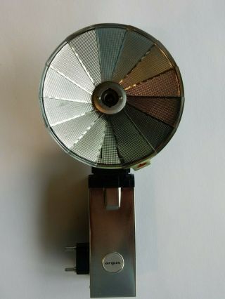 Vintage Argus Folding Fan Flash Unit With One Bulb And Directions