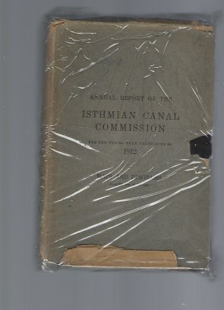 Panama Canal Zone Isthmian Canal Commission 1912 Maps & Plates (jon)