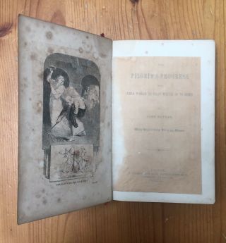 Old Book The Pilgrims Progress With Masons Notes By John Bunyan 5