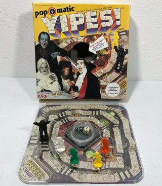 Vintage 1983 Popomatic Pop O Matic Yipes Monster Frankenstein Game Dracula