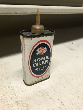 Vintage Sohio Standard Oil Handy Household 4 Oz Oil Can