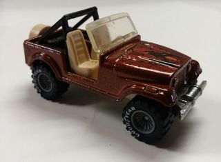 Vintage Hot Wheels 1981 Jeep Cj - 7 Real Riders Mattel Collectable Toy