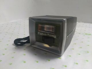 Vintage Lowrance Fish - N - Temp Electronic Temperature Depth Indicator