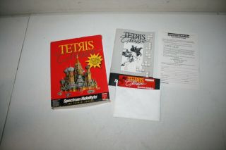 Tetris Classic Spectrum Holobyte Vintage Ibm Pc & Tandy 1000 Ms - Dos 5.  25 "