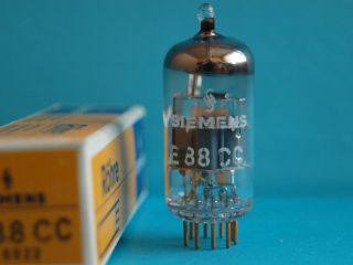 Siemens E88cc / 6922 / Ecc88 / Cca Tube Gold Pins Nos