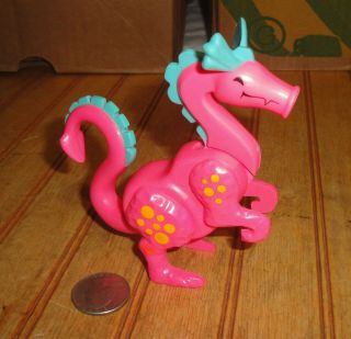 Vintage Fisher Price Little People Castle Playset 993 Pink Dragon