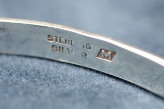 Vintage Sterling Silver Childs Bracelet / Bangel 3