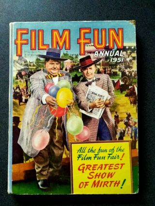 Film Fun Annual 1951 Book Laurel And Hardy