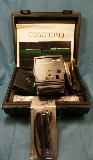 Vintage Camera Polaroid Photo Magic System With Case And Cutter