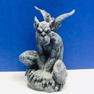 Gargoyle Figurine Resin Statue Sculpture Magic Dragon Stone Monster Vtg Decor 1