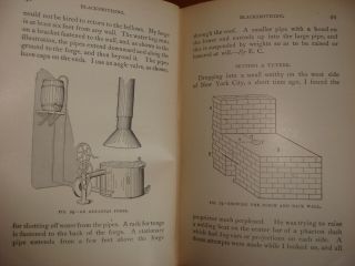 Old PRACTICAL BLACKSMITHING Book 1899 METAL - WORK TOOLS ANVIL FORGING EQUIPMENT, 4