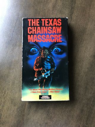 The Texas Chainsaw Massacre Vhs Vintage