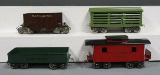 Lionel Standard Gauge Vintage Freight Cars: 12,  113,  116 & 117 [4] - Repainted