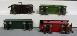 Lionel Standard Gauge Vintage Freight Cars: 12,  113,  116 & 117 [4] - Repainted 4
