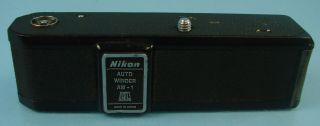 Vtg Nikon Nikkormat Auto Winder Model AW - 1 ELW Camera Attachment Made in Japan 2