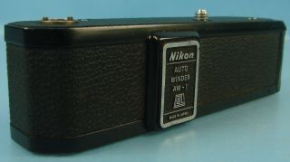 Vtg Nikon Nikkormat Auto Winder Model AW - 1 ELW Camera Attachment Made in Japan 4