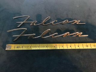 Vintage Ford Falcon Emblems (pair)