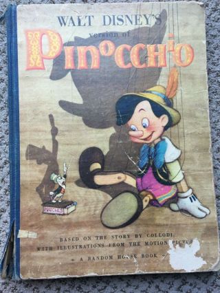 Vintage Pinocchio Walt Disney 