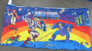 Vintage Masters Of The Universe He - Man Vs Skeletor Sleeping Bag Blue Polyester