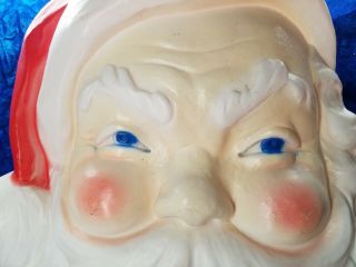 Vintage Christmas Santa Head Face Blow Mold - 1989 Union Products 21 