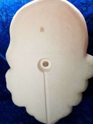 Vintage Christmas Santa Head Face Blow Mold - 1989 Union Products 21 