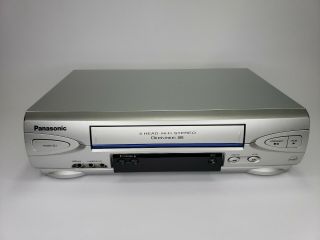 Panasonic Vcr Pv - V4524s 4 Head Hi - Fi Stereo Omnivision Vhs Player Recorder