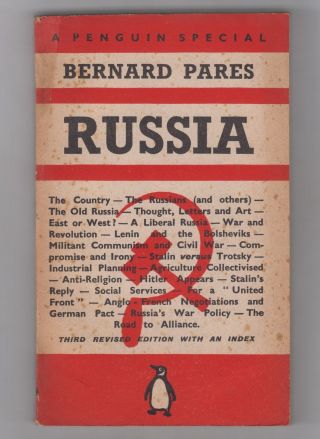 Vintage Penguin Special = Bernard Pares = Russia = {1942 P/b} =