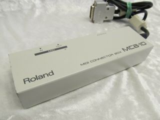 Vintage Roland Midi Connector Box Mcb - 10 Midi - In/out & Joystick - In Fast