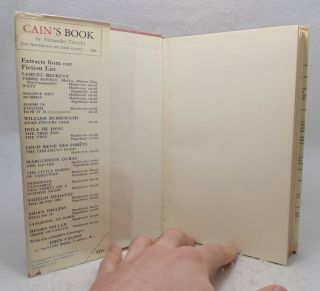 Alexander Trocchi Cain’s Book 1963 1st British Edition 1/1 - HARDBACK w/ JACKET 4
