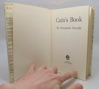 Alexander Trocchi Cain’s Book 1963 1st British Edition 1/1 - HARDBACK w/ JACKET 5