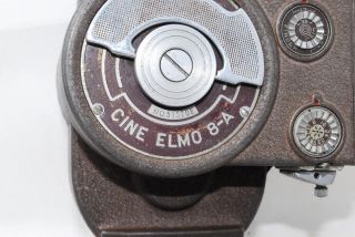 (5947) Vintage Cine Elmo 8 - A 8mm Film Cine/movie Camera Body Only,  As - Is