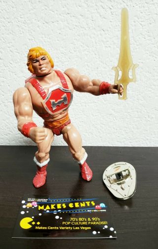 Vintage 1984 Mattel Motu Thunder Punch He - Man Complete - Masters Of The Universe