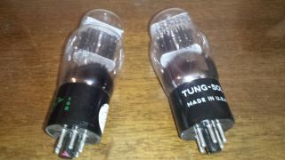 BALANCED CLOSELY Matched Pair TUNGSOL SYLVANIA 5V4G GZ32 TUBE TV - 7 Test STRONG 4
