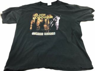 Vintage 2000 Alice Cooper Brutal Planet Concert Tour T - Shirt Mens Xl Extra Large
