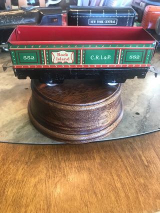 Vintage Marx Rock Island Train Car Tin Toy 552