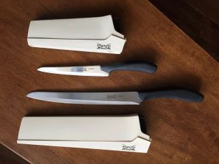 Set Of Wilkinson Sword Knife And Scabbard 2 Self Sharpening Vintage Knives