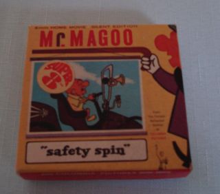 Mr.  Magoo,  Vintage Columbia " Safety Spin " Home Film,  8 (silent)