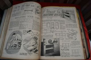 Vintage 1955 - 1956 - 12 X The practical Householder Magazines - In A Folder 4
