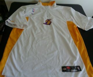 Los Angeles Lakers Basketball Nike Vintage Size Xxl Warm Up Shooting Shirt Nba