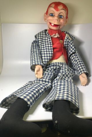Vintage Mortimer Snerd Ventriloquist Doll Juro 1968