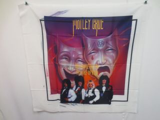 Motley Crue Wall Hanging Polyester Printed Fabric Rock & Roll Vintage Retro Vtg