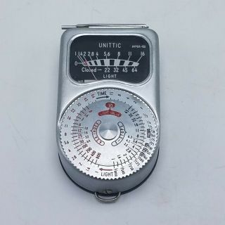 Vintage Unittic Hyper Vii Light Meter For Photography