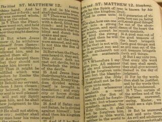 Vintage 1917 World War 1 Holy Bible Testament Pocket Size Army &Navy Ed.  WWI 4