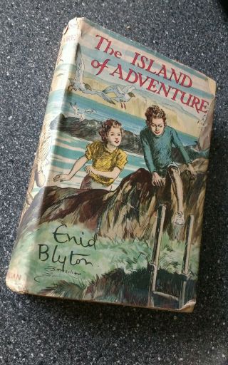 Vintage Childrens Book The Island Of Adventure By Enid Blyton 1955