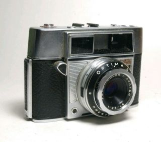 Vintage Agfa Optima Ii Camera Shutter Has Film In It