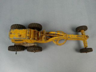Vintage Hubley Road Grader Kiddie Toy 481 Yellow Diecast Metal 7