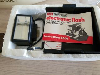 Itt Magicflash Electronic Flash For Polaroid One Step & Pronto Land Cameras 