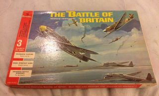 The Battle Of Britain: A Game Of Strategy Ww2 Renwal Gamescience Incomplete Vtg